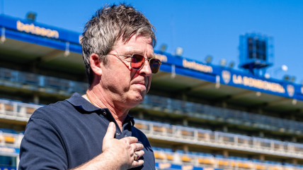   Noel Gallagher visitó la Bombonera en la previa de los dos shows de Oasis en Argentina 