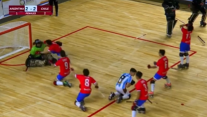   [VIDEO] La consagración de Chile en la casa de Argentina por el Panamericano de hockey patín 
