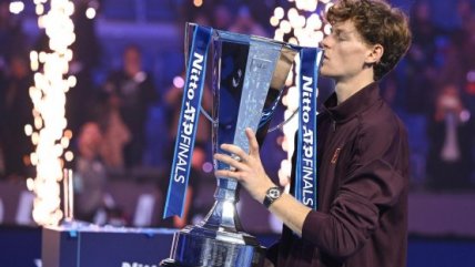   Sinner celebró junto a su público la obtención del Masters de Turín 