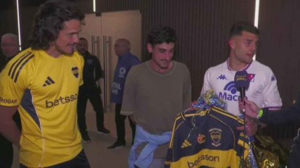   [VIDEO] Emotivo: Ignacio Russo recibió la camiseta en homenaje a su padre Miguel Angel 