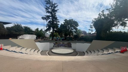   Teatro Griego de Ñuñoa luce su nueva cara, gracias a Chile Pinta 2025 