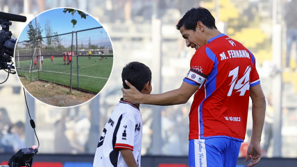   [VIDEO] Con el talento del padre: El golazo de tiro libre del hijo de Matías Fernández 