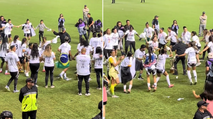  [VIDEO] Colo Colo celebró junto a Carlos Caszely el tetracampeonato femenino 