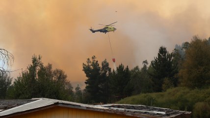  Alerta roja para Curarrehue y Melipeucopor incendio forestal  