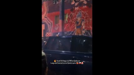   Cantante Anuel AA volvió al barrio del asesinado narco 